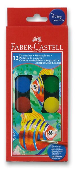 Vodové barvy, Faber-Castell
