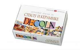 Sada barev na sklo a keramiku Decola, Nevskaya Palitra