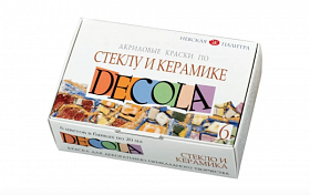 Akrylové barvy - sklo & keramika, Decola