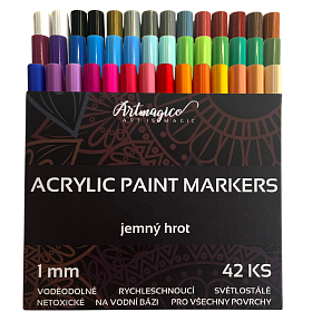 Sada akrylových fixů, Artmagico
