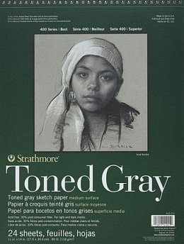 Skicák Toned Grey, Strathmore