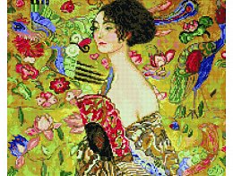 Gustav Klimt - Dáma s vějířem