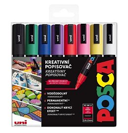 Akrylové popisovače Uni Posca sada