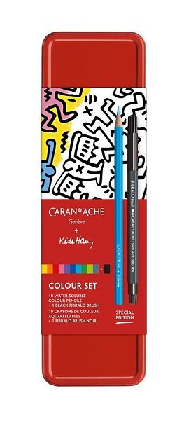 Akvarelové pastelky "Keith Haring", Caran d'Ache