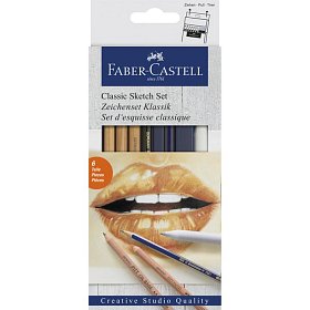 Skicovací sada, Faber-Castell, 6 ks