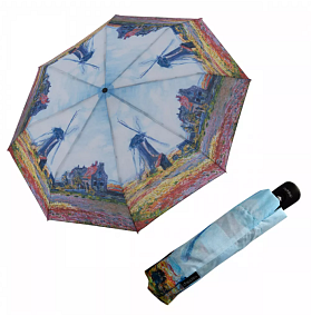 Deštník, skládací - Claude Monet "Větrné mlýny"