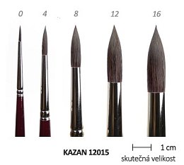 Kulatý štětec Kazan 12015, Usui