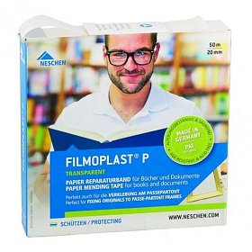 Filmoplast P, papírová páska transparentní