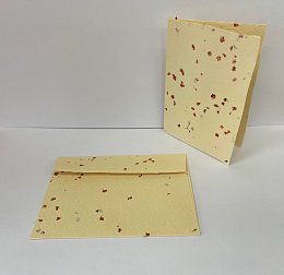 Přání - ruční papír s obálkou