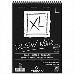 Blok Dessin Noir XL, černý, Canson
