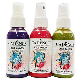 Barva na textil ve spreji, Cadence
