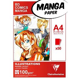 Blok Manga/Comics/Illustrations, Clairefontaine