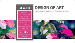 Akvarelový blok Akvarin, Design of Art