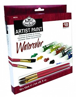 Akvarelové barvy,  Essentials 18x12 ml