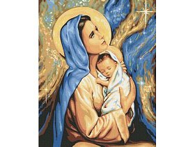 Marie s Ježíškem v náruči